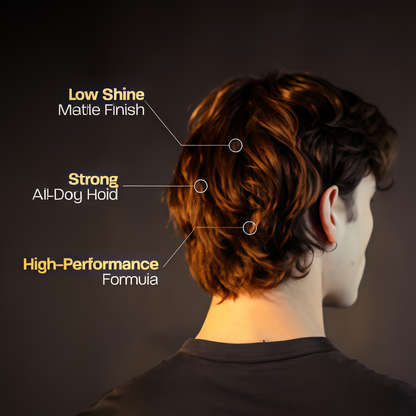 Men's Styling Clay | Solid Hold | Low-Shine Finish